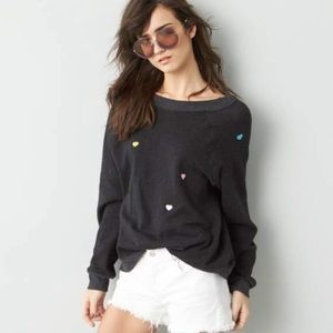 Wildfox embroidered sweatshirt.